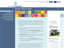 Tablet Screenshot of act-clean.eu